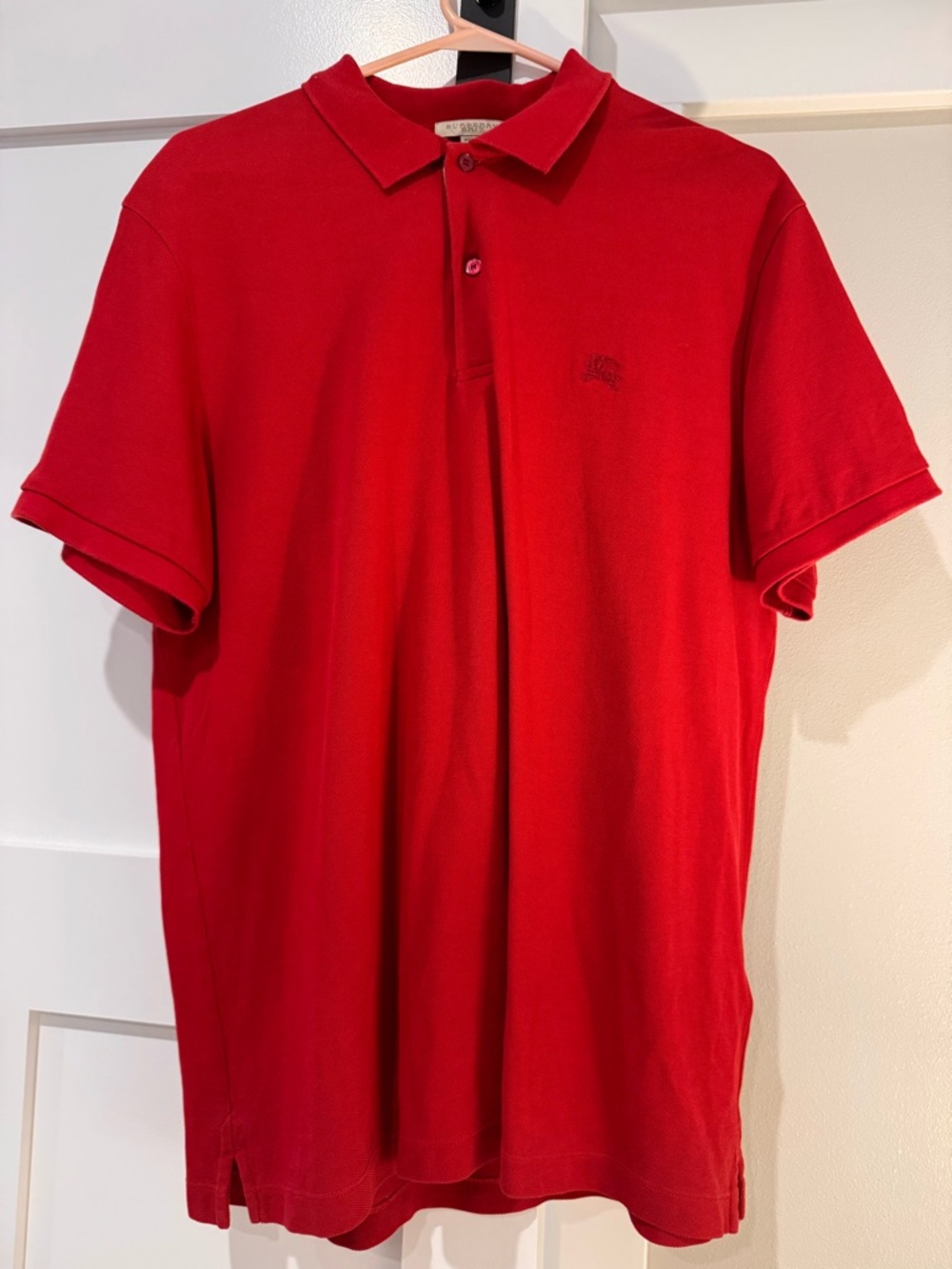 Burberry Brit Red Men's Polo Shirt